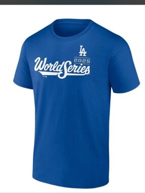 LA Dodgers World Series 2025 T-Shirt - Blue and White